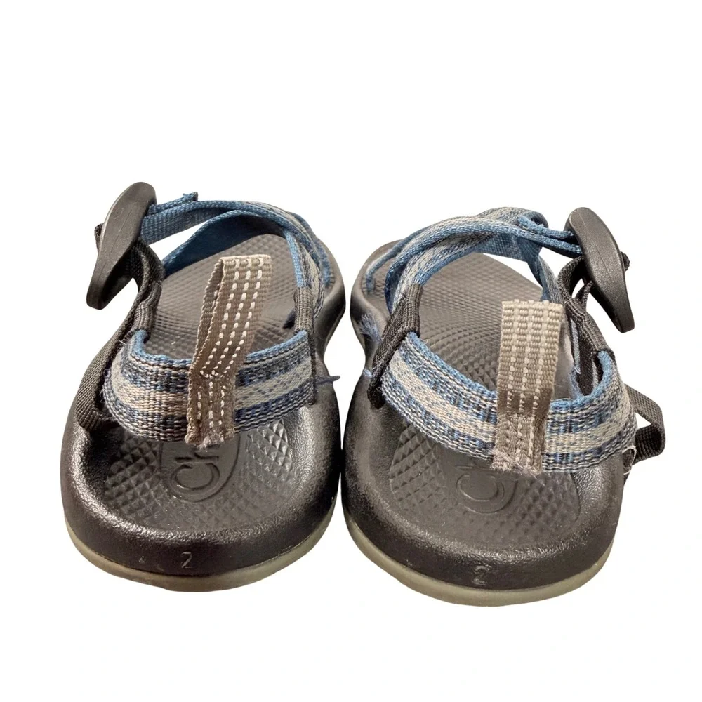 Chaco Kids Z1 Sport Sandals Blue Adjustable Strap Hiking Water Shoes US 2